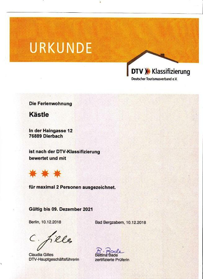 Ferienwohnung Kaestle Bad Bergzabern Luaran gambar